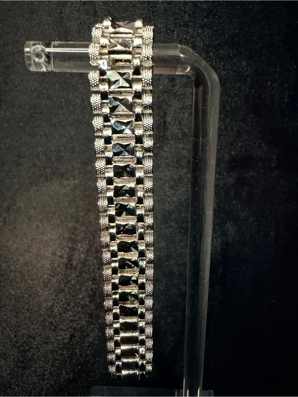 Rollie Link 7-8in 12MM Bracelet WG Finish Brand New